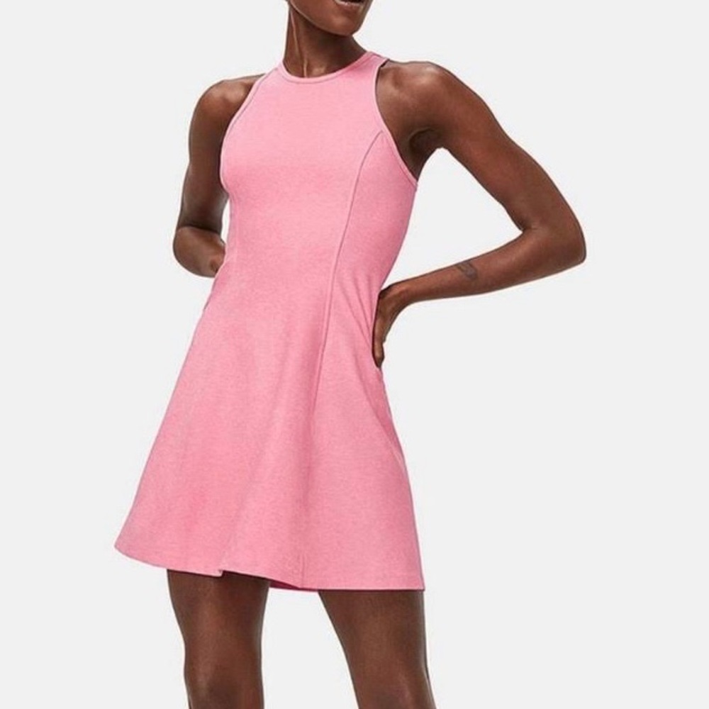 Outdoor Voices Athena exercise dress in pink